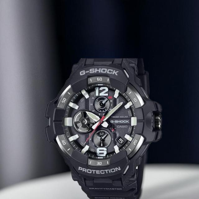 【新品＆安心の正規品】G-SHOCKメンズ腕時計　ジーショック カシオ腕時計 国内正規品　グレイビーマスター2024年新作　GRAVITYMASTER Bluetooth搭載 タフソーラーバイオマスプラスチック採用 GR-B300-1AJF メンズ ブラック　正規品 28,958円