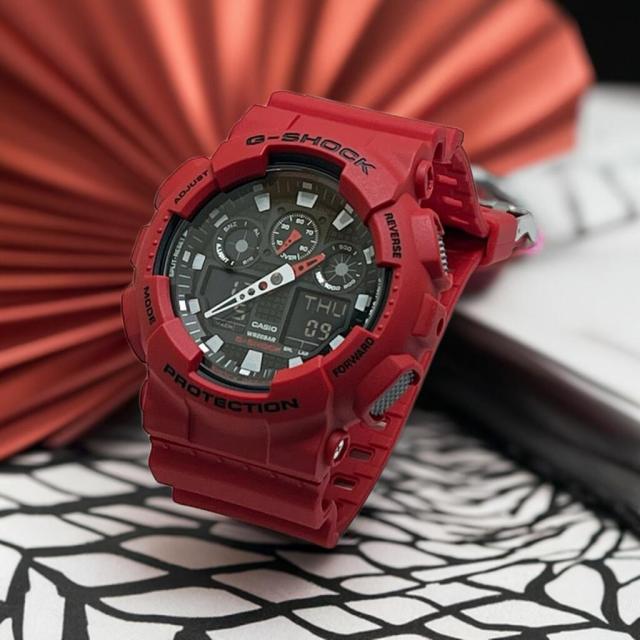 【新品＆安心の正規品】Gショック G-SHOCK カシオ メンズウオッチ gショック アナデジ GA-100B-4AJF 大人のG-SHOCK プレゼント 腕時計 ギフト  ラッピング無料 メッセージカード手書きします クリスマス