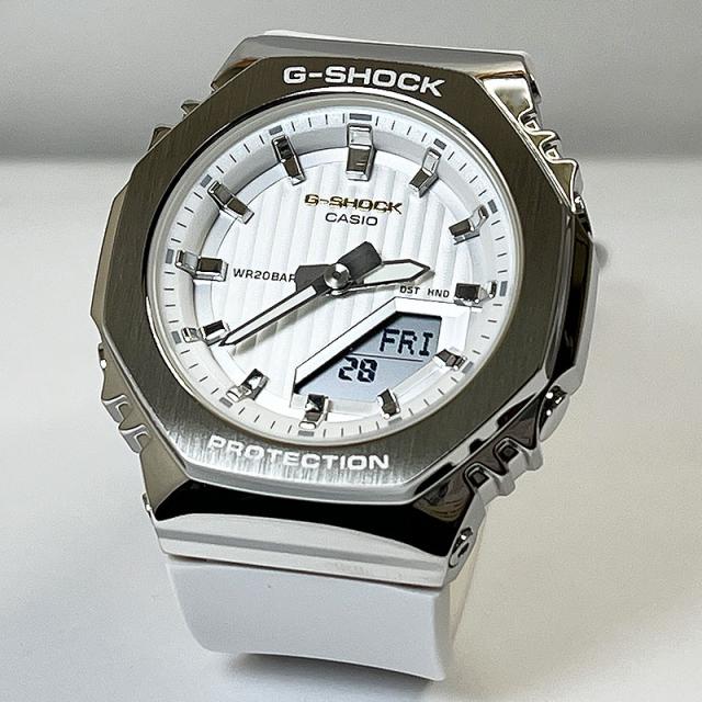 【新品＆安心の正規品】カシオ CASIO 腕時計 G-SHOCK レディス腕時計 ジーショック PRECIOUS HEART SELECTION 2025 プレシャスハートセレクション メタルカバード環境配慮素材採用 GM-2110SH-7AJF クリスマスプレゼント_1