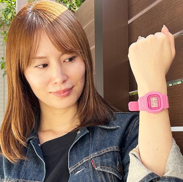 【18〜21日 10％OFFクーポン使えます】【カシオ国内正規品安心の1年保証】G-SHOCKジーショック カシオ腕時計 国内正規品　バイオマスプラスチック採用限定モデル GMD-S5610PP-4JF パワーピンク プレゼント腕時計 ギフト_3