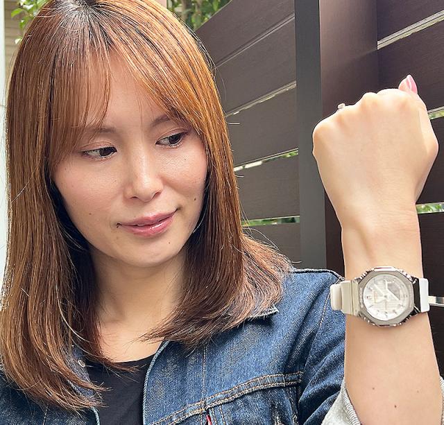 【新品＆安心の正規品】カシオ CASIO 腕時計 G-SHOCK レディス腕時計 ジーショック PRECIOUS HEART SELECTION 2025 プレシャスハートセレクション メタルカバード環境配慮素材採用 GM-2110SH-7AJF クリスマスプレゼント_3