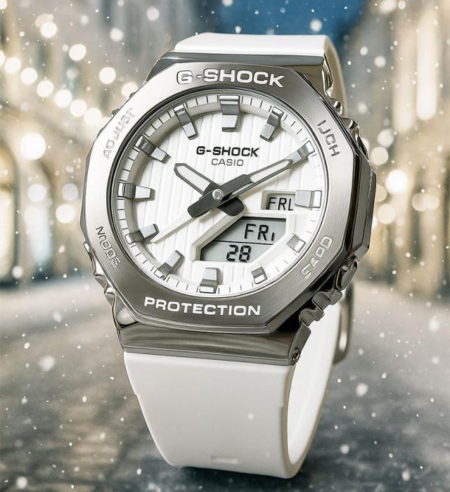 【新品＆安心の正規品】カシオ CASIO 腕時計 G-SHOCK レディス腕時計 ジーショック PRECIOUS HEART SELECTION 2025 プレシャスハートセレクション メタルカバード環境配慮素材採用 GM-2110SH-7AJF クリスマスプレゼント