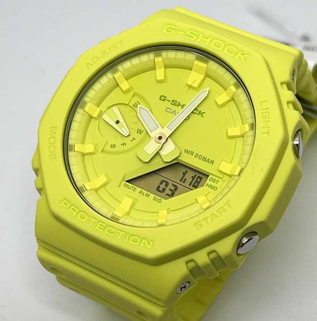 国内正規品 新品 Gショック G-SHOCK カシオ  GA-2100-9A9JF ヴォルトイエロー カシオーク流通限定モデル プレゼント 腕時計 ラッピング無料 メッセージカード手書きします あす楽対応