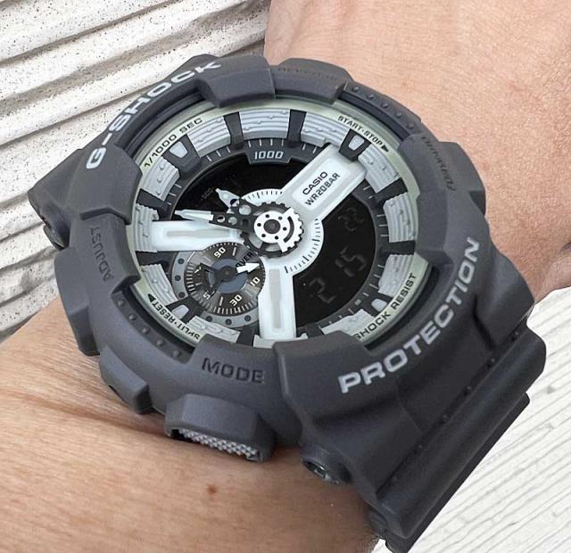 国内正規品 新品 Gショック G-SHOCK カシオ メンズウオッチ gショック アナデジGA-110HD-8AJFプレゼント 腕時計     クリスマス プレゼント 誕生日 御祝い_2