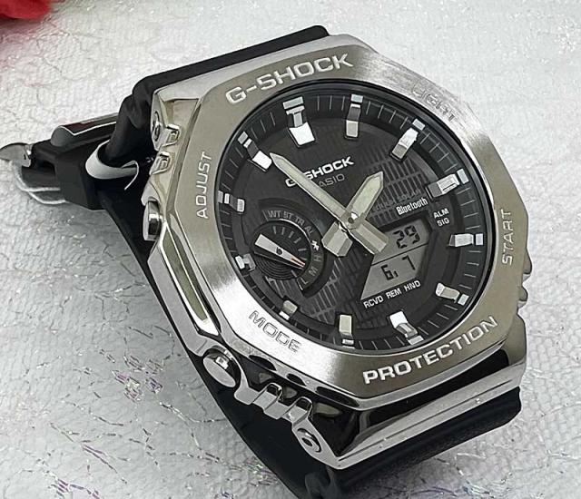 国内正規品 新品 Gショック G-SHOCK カシオ メンズウオッチ  ソーラー電池交換不要　GBM-2100-1AJF大人のG-SHOCK メタルカバード プレゼント 腕時計   感謝の気持ち g-shock 　クリスマスプレゼント_2