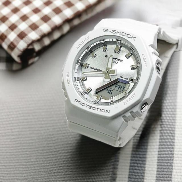 国内正規品 新品 Gショック G-SHOCK カシオ  レディースウオッチカシオ腕時計 ジーショック バイオマスプラスチック採用　gショック GMA-P2100VA-7AJF レディズOK腕時計  感謝の気持ち 白　ホワイト