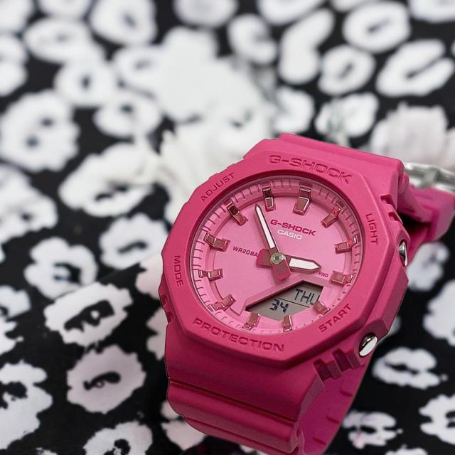 G-SHOCKジーショック カシオ腕時計 国内正規品　バイオマスプラスチック採用限定モデル GMA-P2100PP-4AJFパワーピンク プレゼント腕時計 ギフト  お付けします