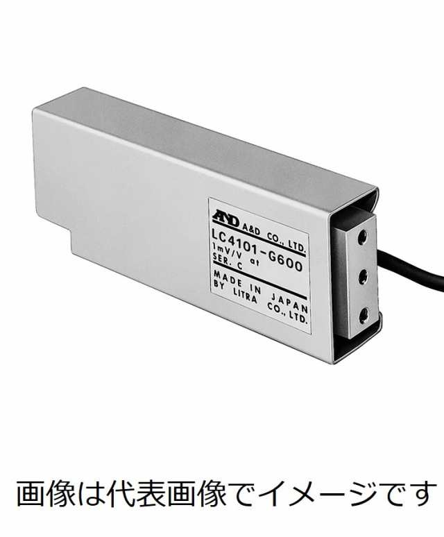 A&D LC4101-G600 シングルポイント型ロードセルアルミロバーバル 定格容量=6N