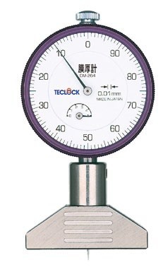 テクロック DM-264 膜厚計ダイヤルデプスゲージ TECLOCK