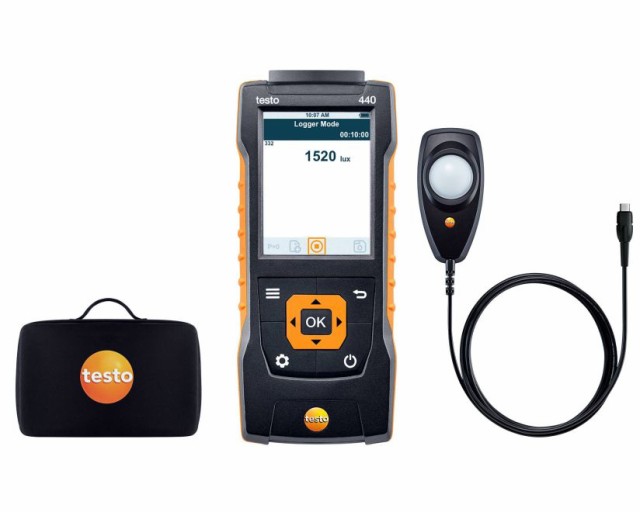 テストー testo 440 マルチ環境測定器照度プローブセット 0563 4402