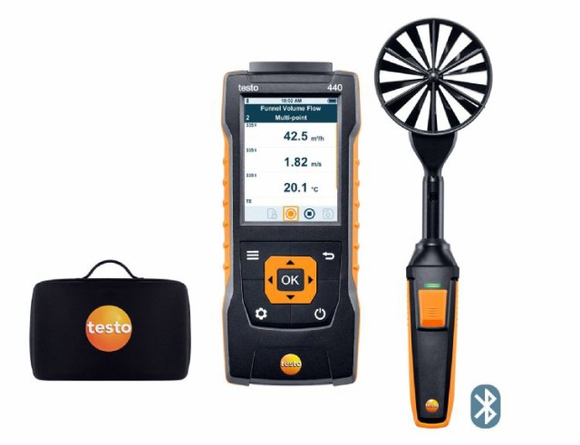 テストー testo 440 マルチ環境測定器 φ100mmベーン式 プローブセット 0563 4403