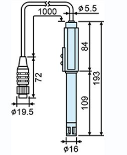 TOADKK GST-2739C pH複合電極 一般用 交換電極