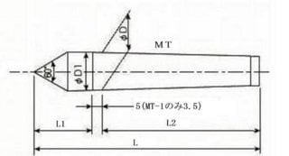 新潟理研測範 MT-2C 超硬センター NO.1NO.2用