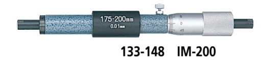ミツトヨ 133-148 IM-200 棒形内側マイクロメーター単体形 200mmの通販は
