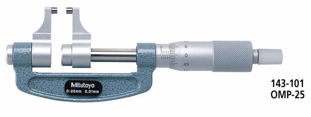 ミツトヨ OMP-175 143-107 キャリパ—形外側アナログマイクロメーター 溝測定 175mm