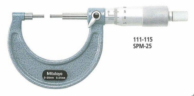 ミツトヨ SPM-225 111-123 スプラインアナログマイクロメーター - 測定工具