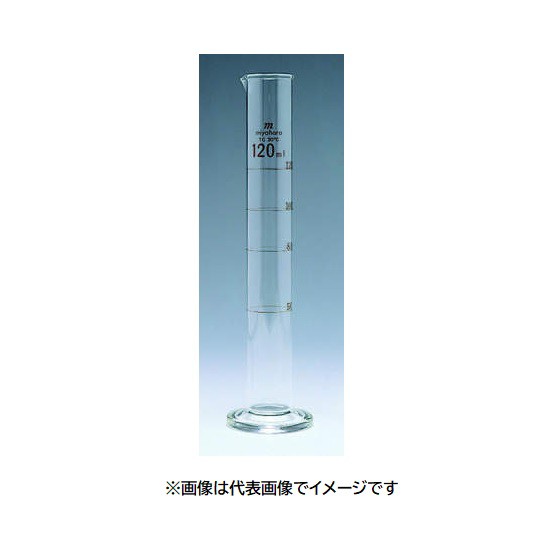 宮原計量器製作所 74-0482 120ml 宮原 酒精用メスシリンダーの通販は