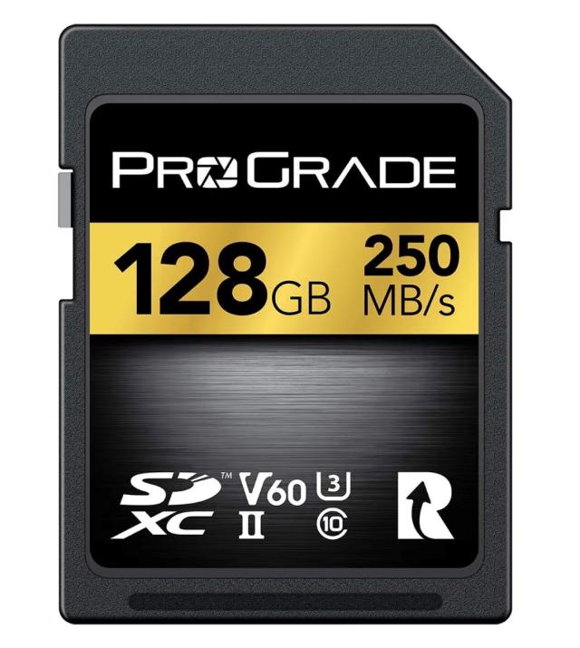 ProGrade Digital SDXC UHS-II V60 GOLD 128GB メモリーカード プログレードデジタル  [正規輸入品］ 1個　大阪倉庫