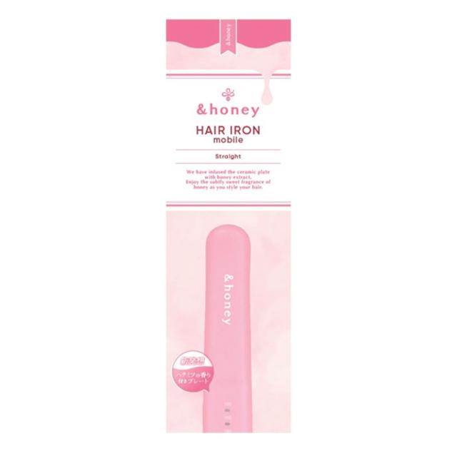 &amp;honey(アンドハニー)　充電式　ミニアイロン　ピンク　AH-KHIC03-PK　神奈川倉庫
