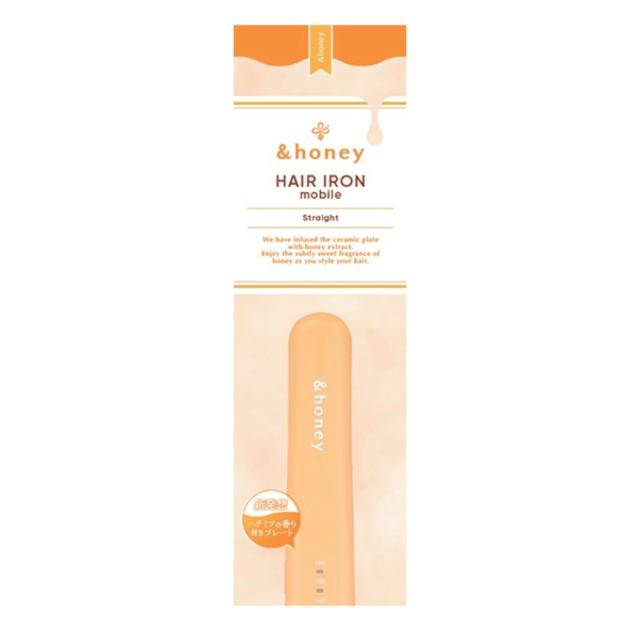 &honey(アンドハニー)　充電式　ミニアイロン　オレンジ　AH-KHIC03-OR　神奈川倉庫