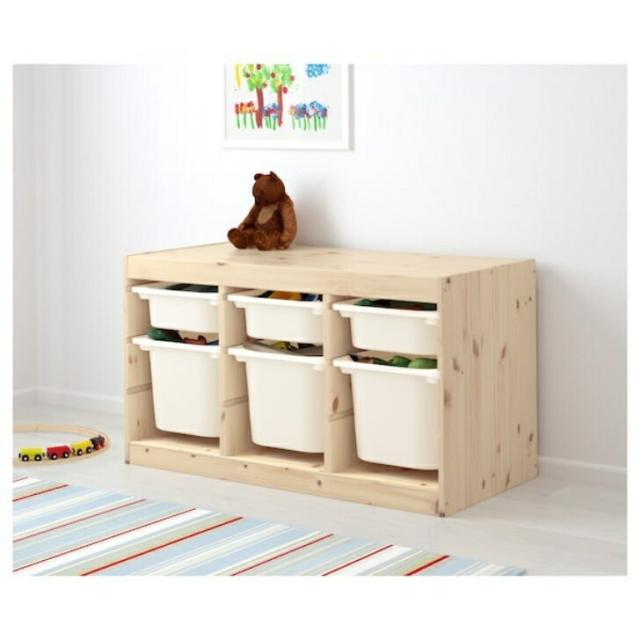 IKEA イケア TROFAST トロファスト収納コンビネーション ライトホワイトステインパイン ホワイト 29240877_1