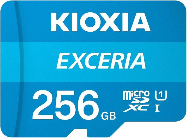 KIOXIA(キオクシア) microSD 256GB UHS-I Class10 (最大読出速度100MB/s) KLMEA256G EXCERIA 大阪倉庫
