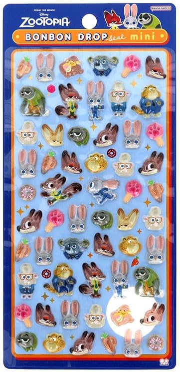 ズートピア ミニ S8815046 サンスター文具 ディズニー グッズ ボンボンドロップシール ミニ 兵庫倉庫