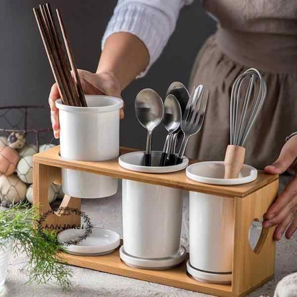 カトラリーポケット カトラリー スタンド ペン 立て ケース ボックス キッチン 収納 小物入れ 箸入れ 雑貨 おしゃれ 他と被らないの通販は 6,890円