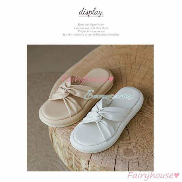 サンダル ミュール シューズ レディース 春夏 サボサンダル 厚底靴ミュールサンダル 美脚 履きやすい 痛くない 靴 ビーチミュールシューの通販は