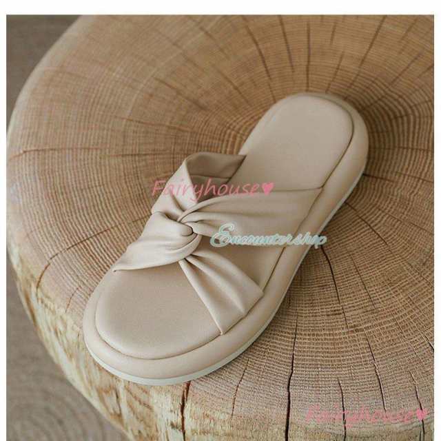 サンダル ミュール シューズ レディース 春夏 サボサンダル 厚底靴ミュールサンダル 美脚 履きやすい 痛くない 靴 ビーチミュールシューの通販は