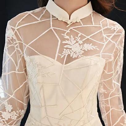 韓国パーティードレス ワンピース ドレス 可愛い 総柄 花柄 マオカラー 春 夏 秋 ロング丈 五分袖 オルチャン きれいめ 上品 お呼ばの通販は 韓国パーティードレス ワンピース ドレス 可愛い 総柄 花柄 マオカラー 春 夏 秋 ロング丈 五分袖 オルチャン きれいめ 上品 お呼ばの通販は