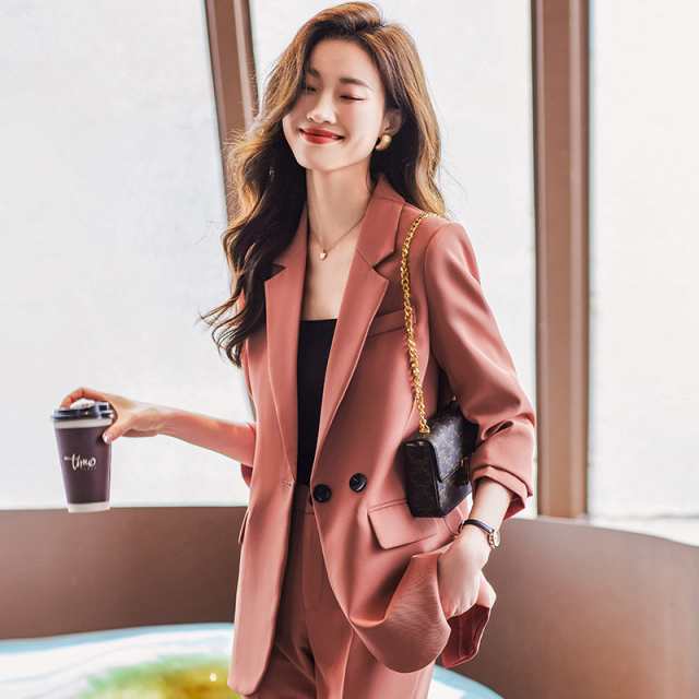 卒業式 服 母 パンツスーツ セレモニースーツ 卒園式 ママ 入学式 スーツ レディース 母親 パンツ 2点セット セットアップの通販は