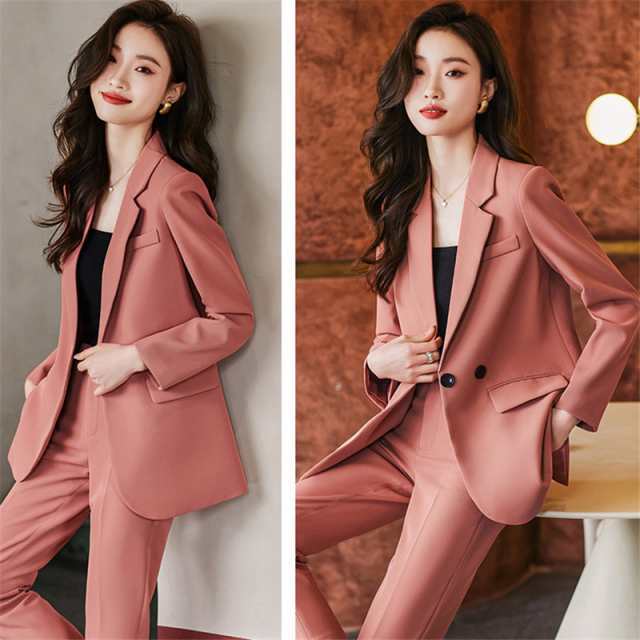 卒業式 服 母 パンツスーツ セレモニースーツ 卒園式 ママ 入学式 スーツ レディース 母親 パンツ 2点セット セットアップの通販は