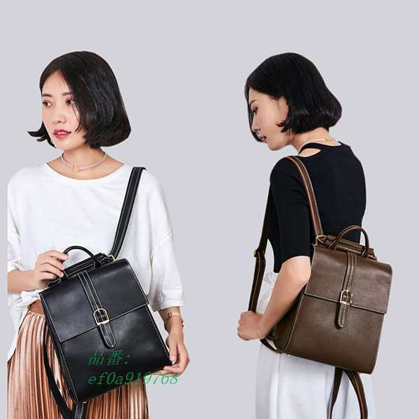 リュック バッグ レディース 革製 大容量 リュックサック ショルダーバッグ 軽量 ポケット多い 通学 通勤 おしゃれ 軽い ビジネス ハンドの通販は 5,980円