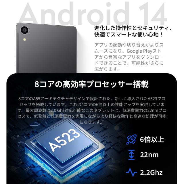 タブレット 10インチ 【豪華8点セット】 Android 14 Wi-Fiモデル タブレット 10インチ 【豪華8点セット】 Android 14 Wi-Fiモデル