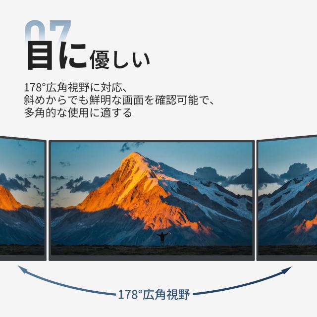 デュアルモニター モバイルモニター 14インチ 【軽量650g 超薄型0.3cm