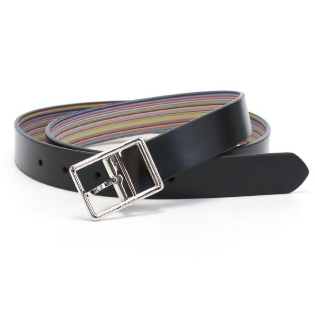 ポールスミス Paul Smith メンズベルト ブランド M1A5152 CC2FMU 92A ブラック マルチカラー