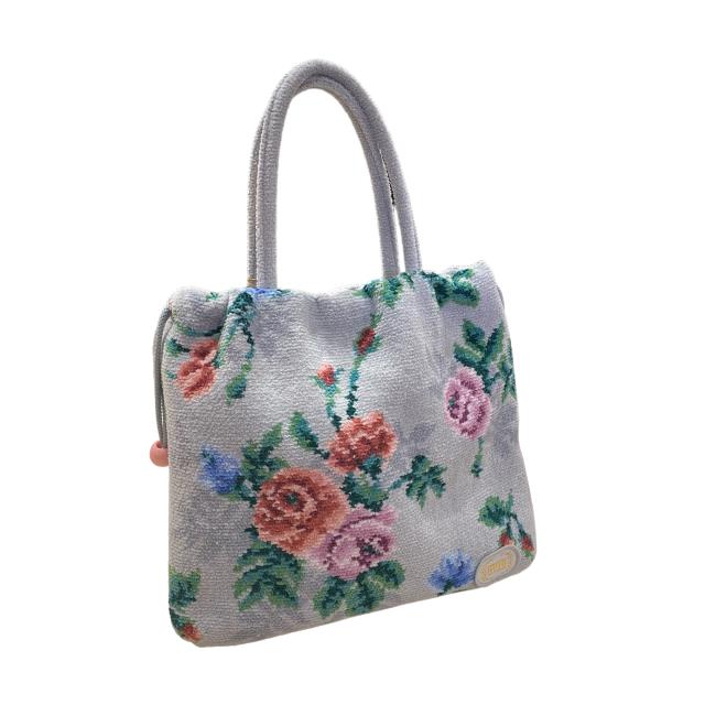 FEILER フェイラー 巾着ショルダーバッグ ハンドバッグ メロウローズ  限定品 2way