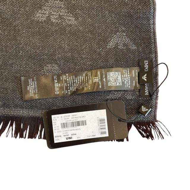 EMPORIO ARMANI エンポリオアルマーニ マフラー ストール ARMANI 625056 9A361 店頭展示品 グレー系 感謝セールの通販は EMPORIO ARMANI エンポリオアルマーニ マフラー ストール ARMANI 625056 9A361 店頭展示品 グレー系 感謝セールの通販は