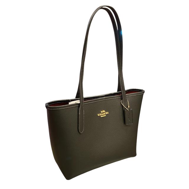 COACH コーチ バッグ トートバッグ CT859 レディース スモール アウトレット ブラック 店頭展示品_1