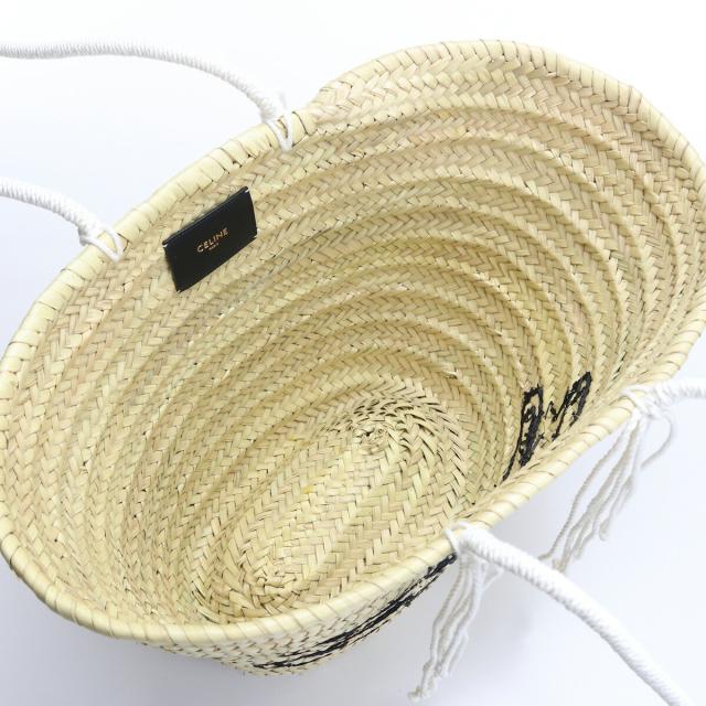 セリーヌ CELINE トートバッグ カゴバッグ 19271 2CGW 38NO ベージュ系 kago-01 かごバッグ_2