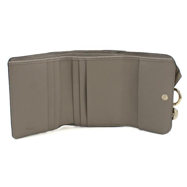 クロエ CHLOE 三つ折り財布 小銭入付き アルファベット レディース ブランド CHC21WP945F57　053 CASHMERE GREY グレー系_1