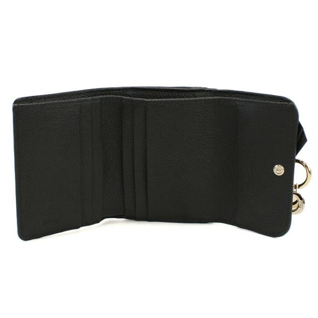 クロエ CHLOE 三つ折り財布 小銭入付き アルファベット レディース ブランド CHC21WP945F57　001 ブラック_1