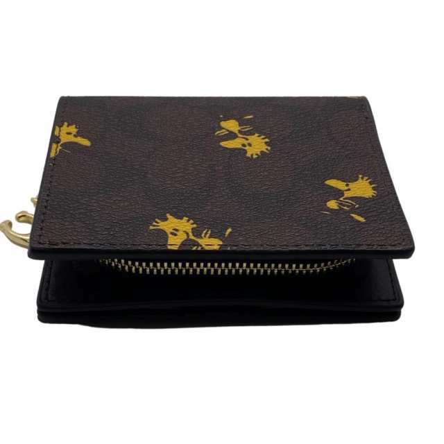 コーチ COACH ピーナッツ コラボ 二つ折り財布 COACH X PEANUTS