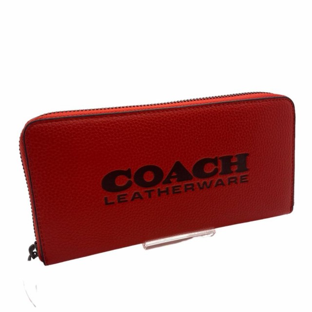 コーチ COACH アコーディオン ウォレット 長財布 アウトレット レッド系 メンズ 店頭展示品 c6699