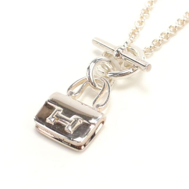 【中古】HERMES エルメス アミュレット コンスタンス ネックレス ネックレス/SV925 レディース　Aランク