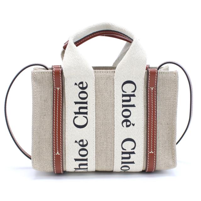 Chloe クロエ CHC22AP237I26 トートバッグ WHITE-BROWN ホワイト系 レディース_3
