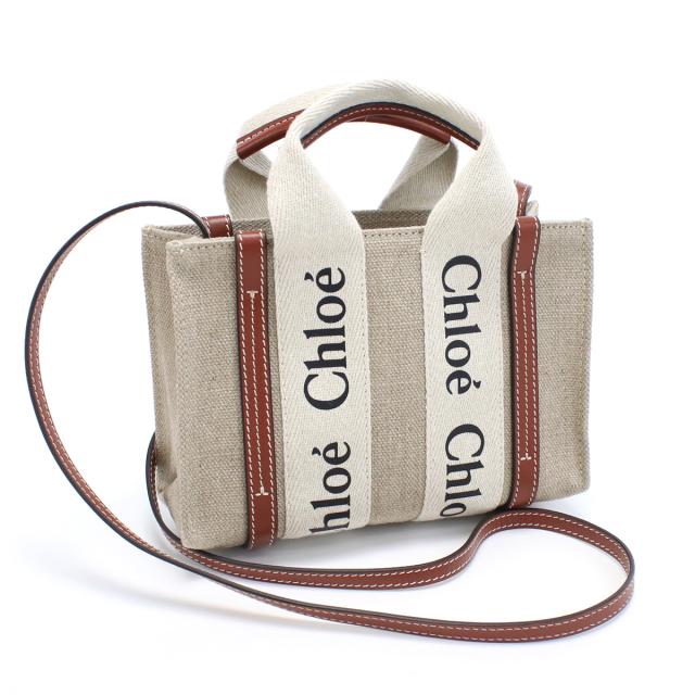Chloe クロエ CHC22AP237I26 トートバッグ WHITE-BROWN ホワイト系 レディース_5