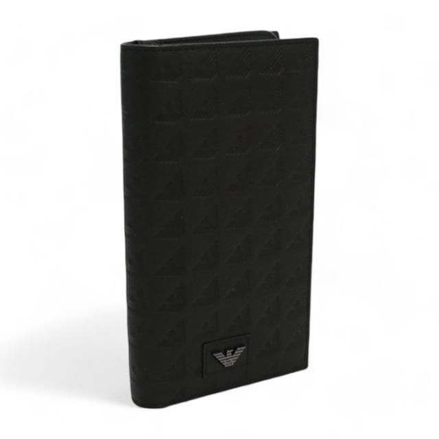Emporio Armani エンポリオ・アルマーニ Y4R624 長財布ニ折小銭入付き BLACK メンズ