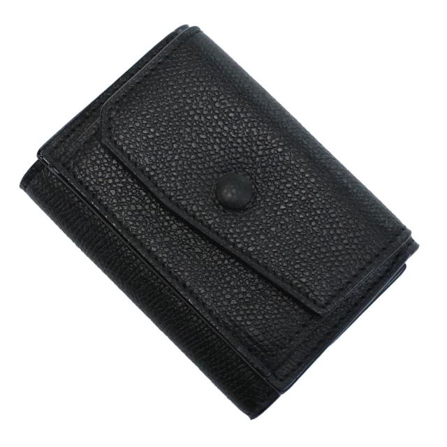 Valextra ヴァレクストラ V8L26 三折財布小銭入付き ブラック レディース　新品 未使用